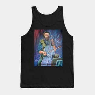 Gothic Cello Player Azriel Mordecai Tank Top